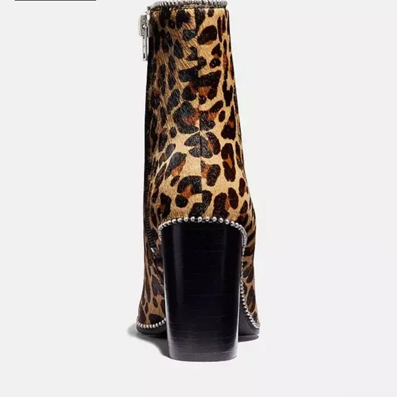 Coach DREA Beaded HairCalf Boots - Size 10 Preloved - Picture 2 of 9